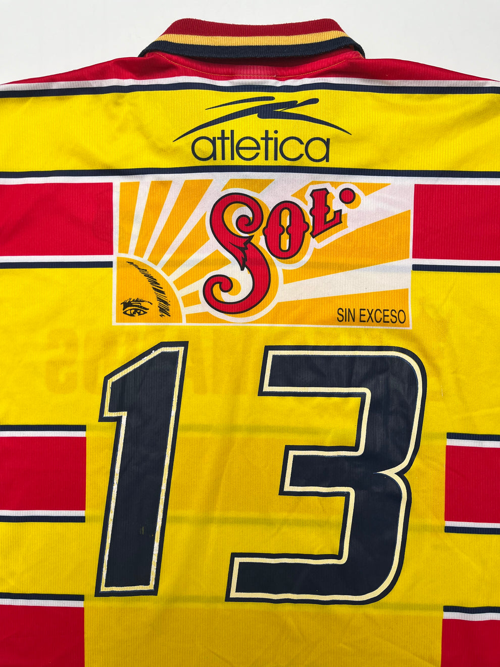 Jersey Atlético Morelia Local 1997 1998 Match Worn Miguel Javid Hernán ...