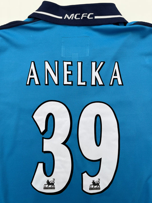 Jersey Manchester City Local 2001 2002 Nicolas Anelka (L)