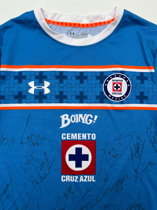 Jersey Cruz Azul Local 2016 2017 Autografiado (L)