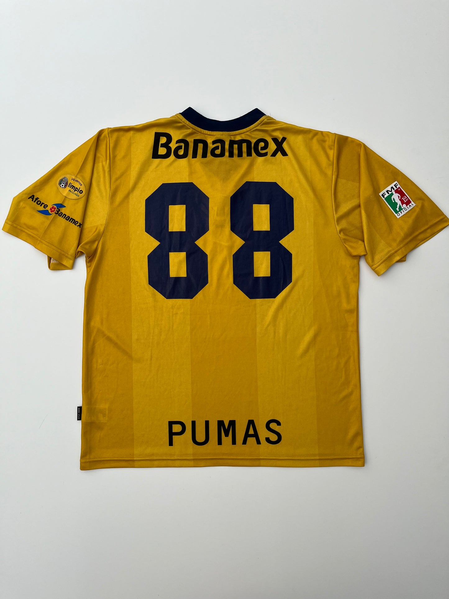 Jersey Pumas Visita 2000 2001 Match Worn Marcelino Bernal (L)