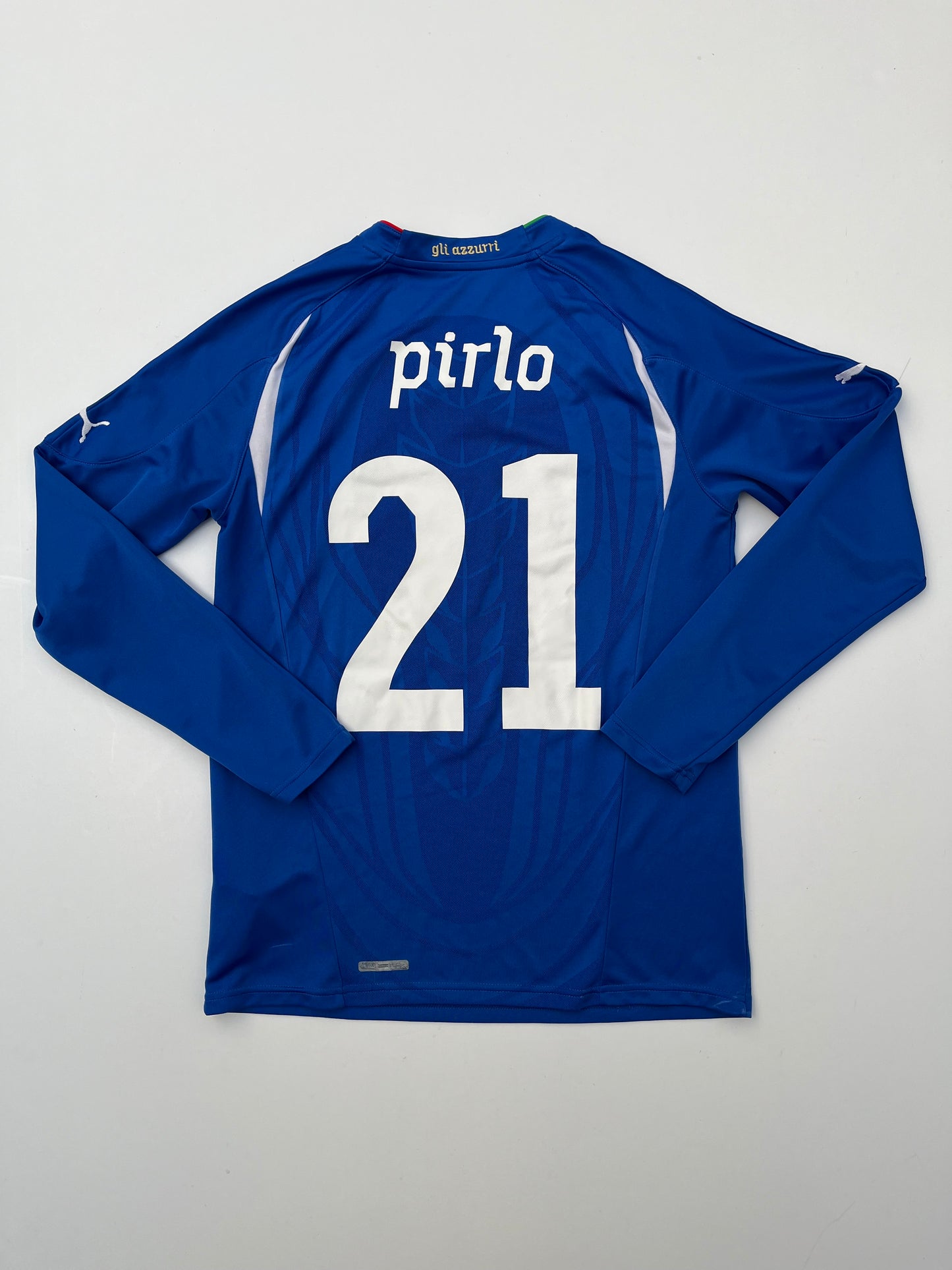 Jersey Italia Local 2010 2011 Manga Larga Andrea Pirlo (M)