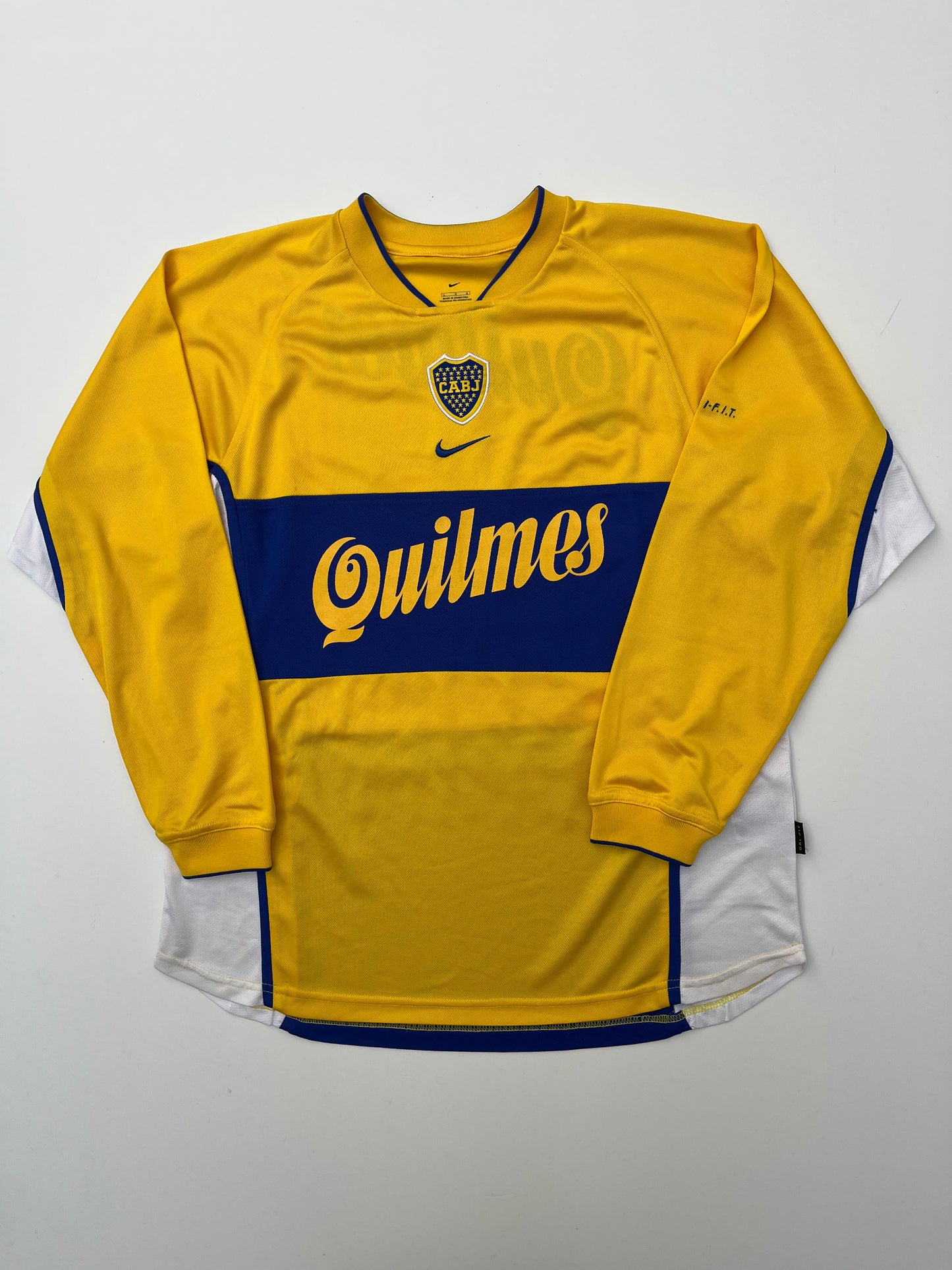 Jersey Boca Juniors Visita 2001 2002 Manga Larga Juan Román Riquelme (L)