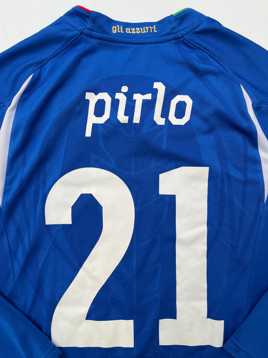 Jersey Italia Local 2010 2011 Manga Larga Andrea Pirlo (M)