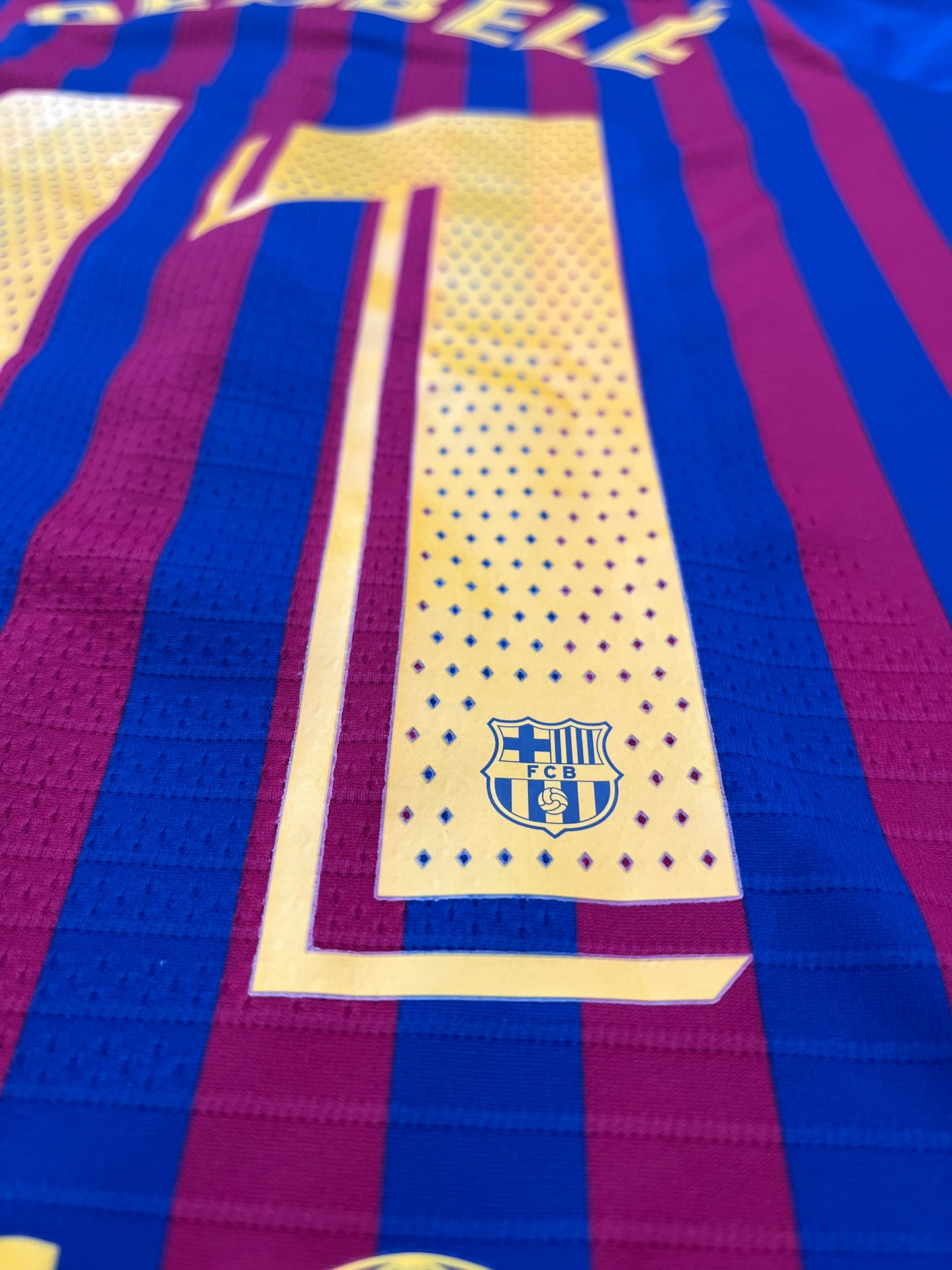 Jersey Barcelona Local 2018 2019 Versión Jugador Ousmane Dembélé (M)