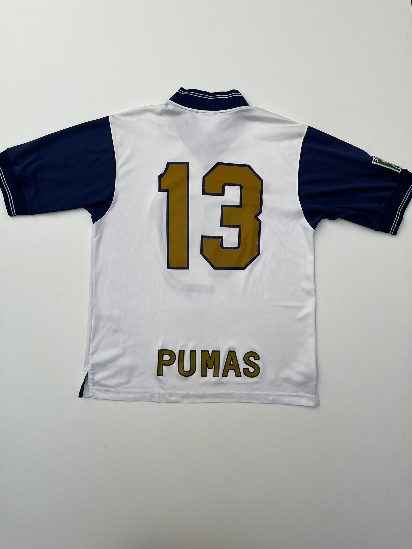 Jersey Pumas Local 1998 1999 Versión Utilería Autografiado por Antonio Sancho (M)