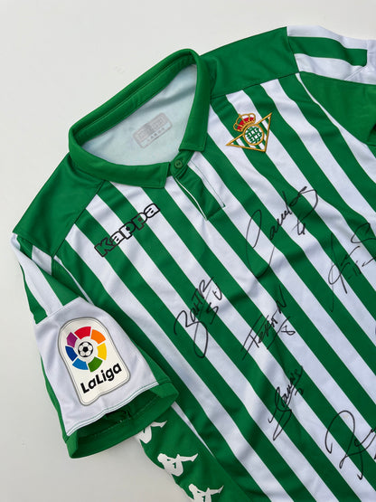 Jersey Betis Local 2019 2020 Versión Jugador Autografiada (L)