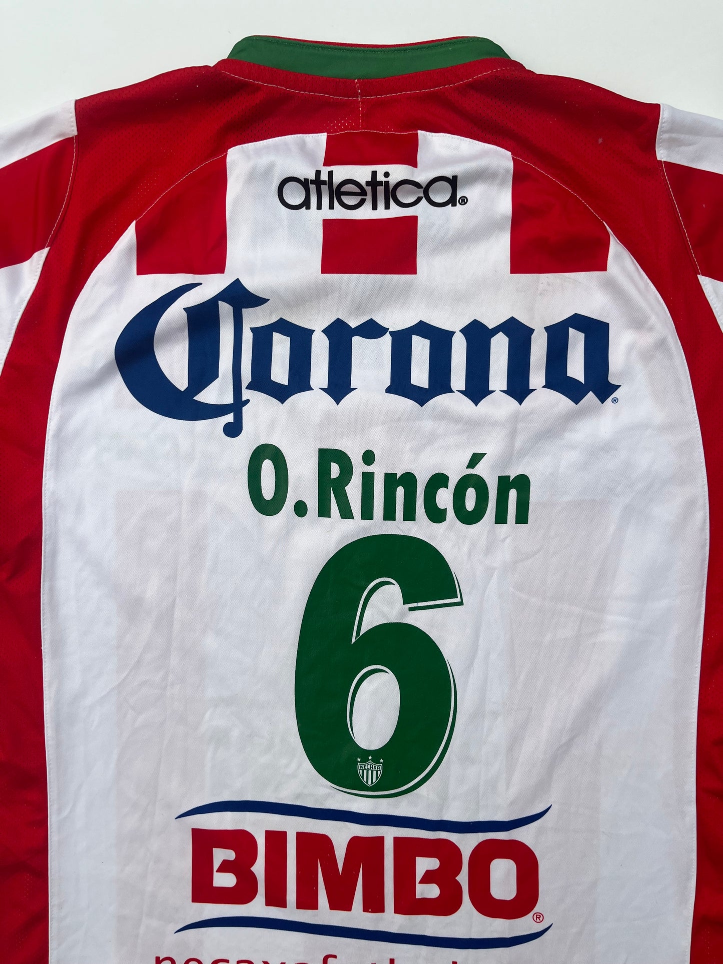 Jersey Necaxa Local 2010 2011 Match Worn Obed Rincón (M)