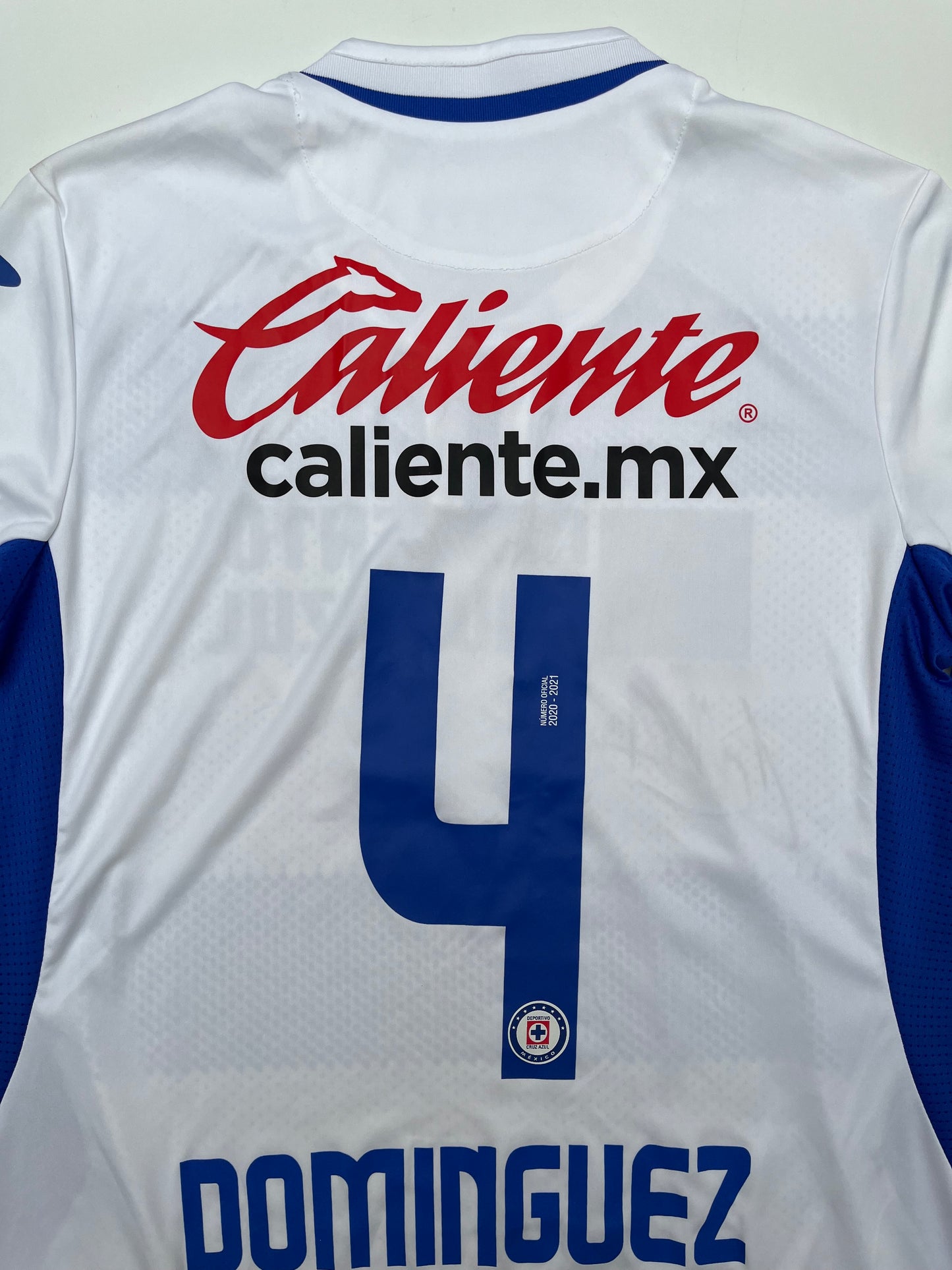 Jersey Cruz Azul Visita 2020 2021  Utilería Autografiado Julio Domínguez(S)