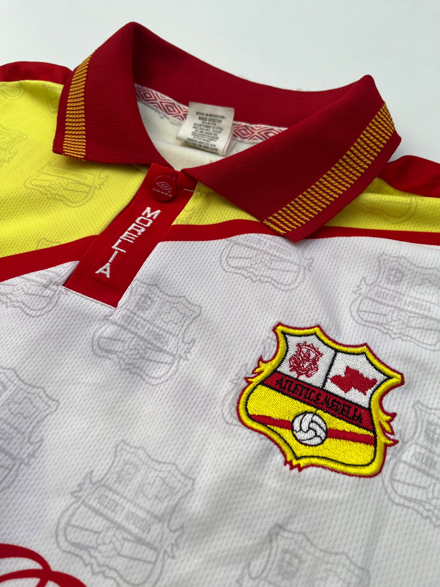 Jersey Atlético de Morelia Cuarta 1996 1997 Match Worn Marco Antonio Figueroa (L)