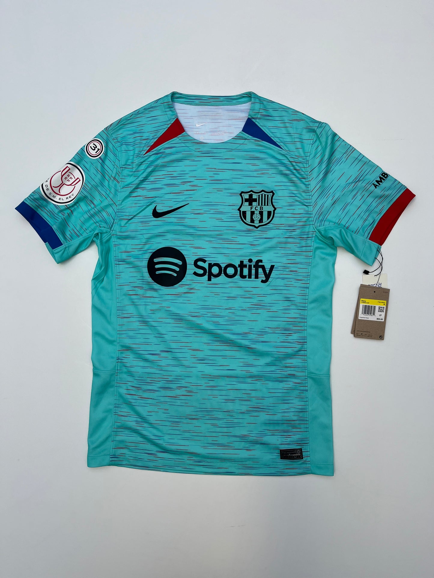 Jersey Barcelona Tercera 2023 2024 Copa Del Rey (S)