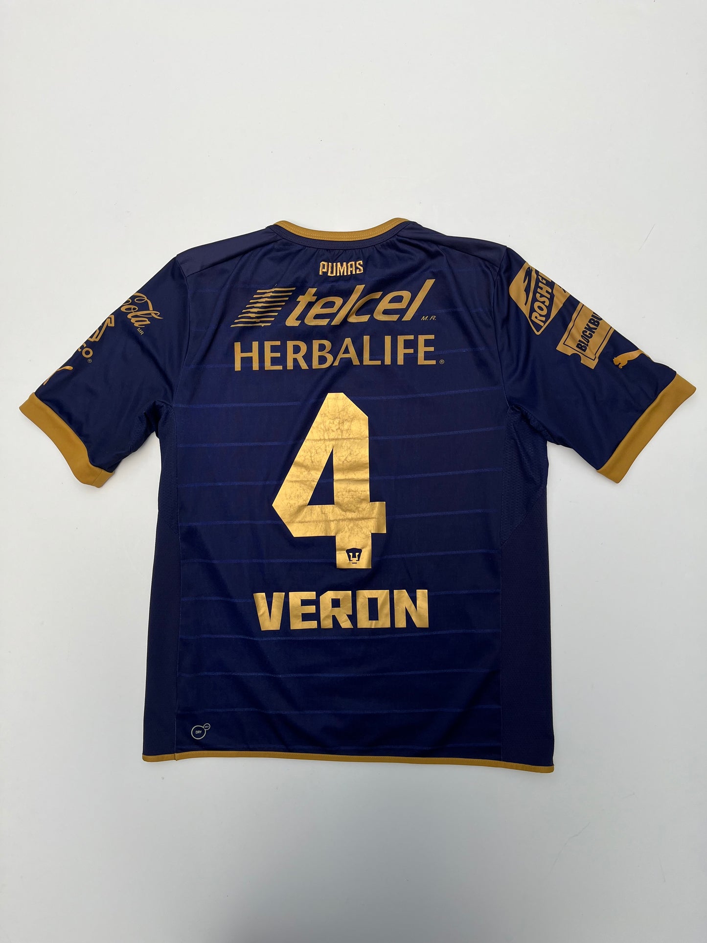 Jersey Pumas Local 2012 2013 Match Worn Darío Verón (L)