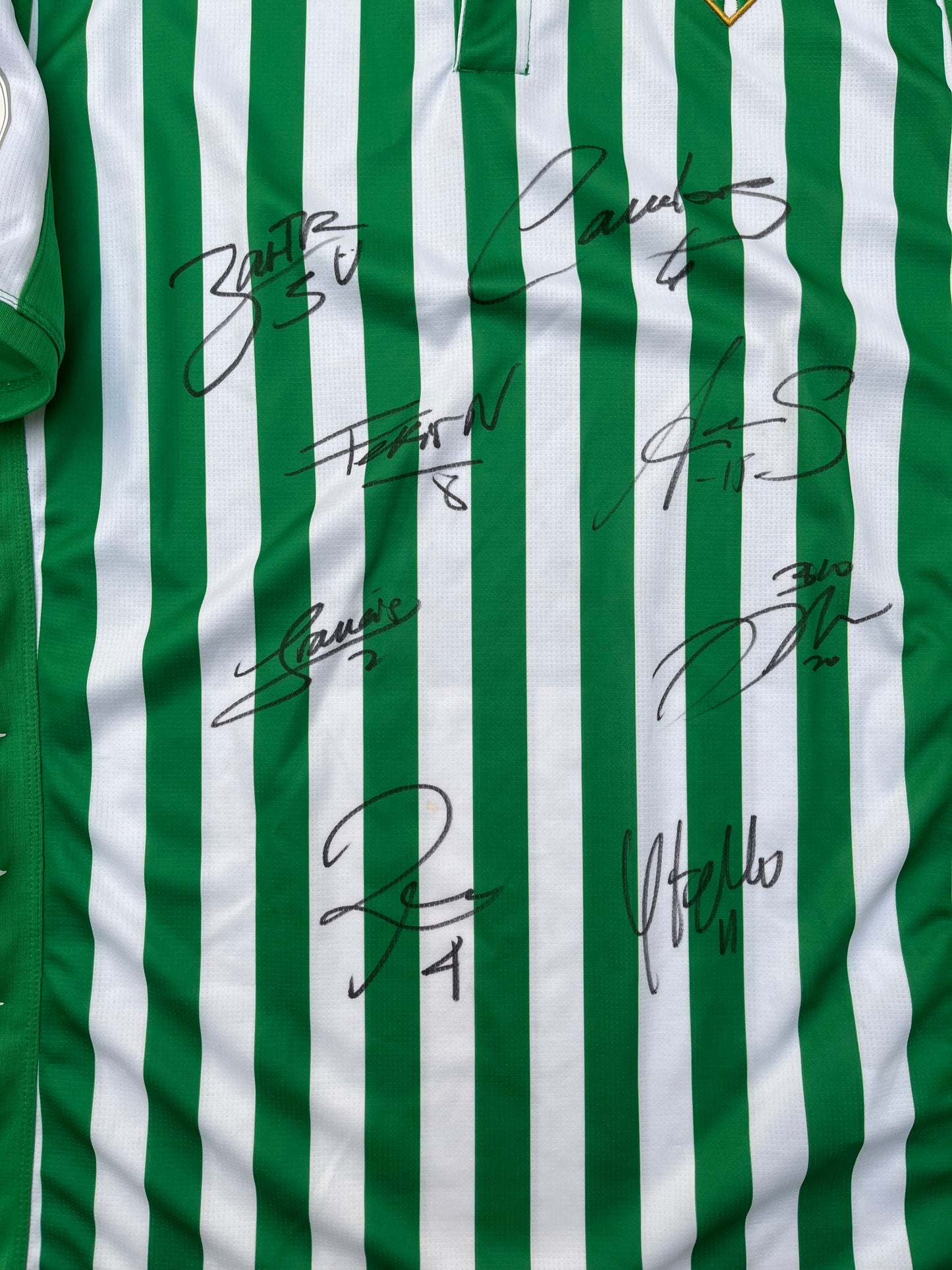 Jersey Betis Local 2019 2020 Versión Jugador Autografiada (L)