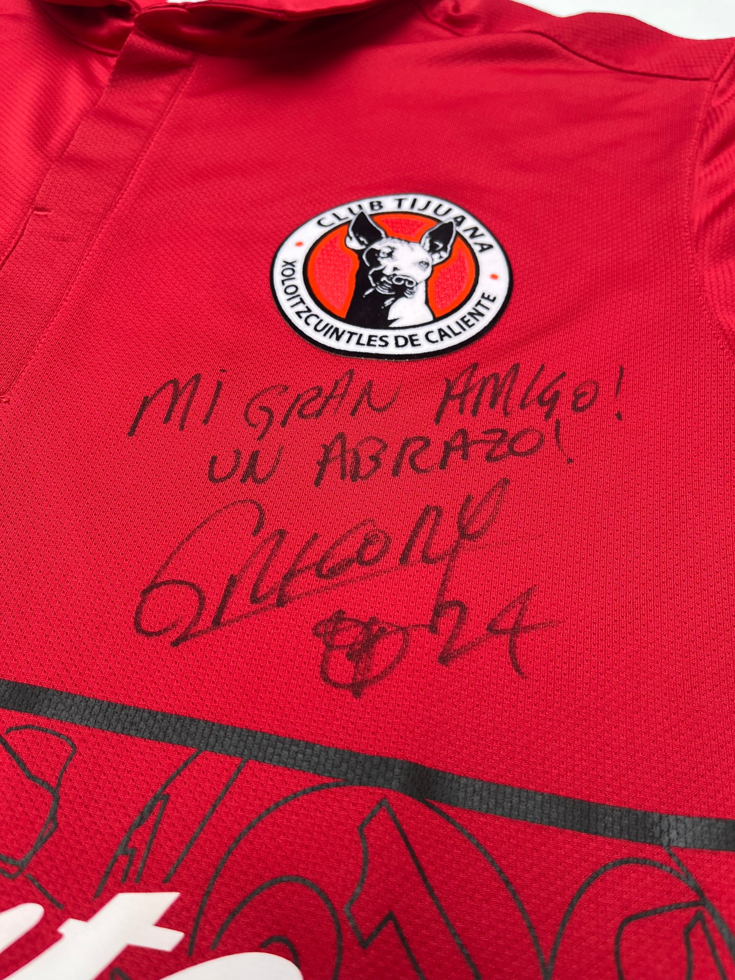 Jersey Xolos Local 2012 2013 Autografiado Match Worn Greg Garza (M)