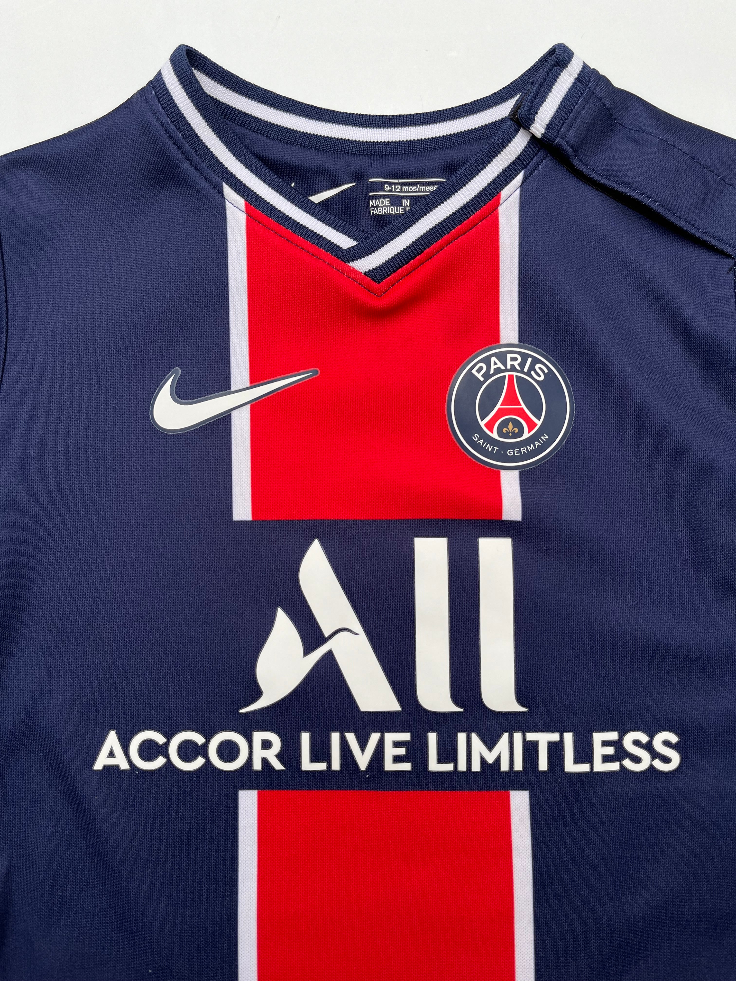 Jersey PSG Local 2020 2021 9 12 meses El jugador numero 12