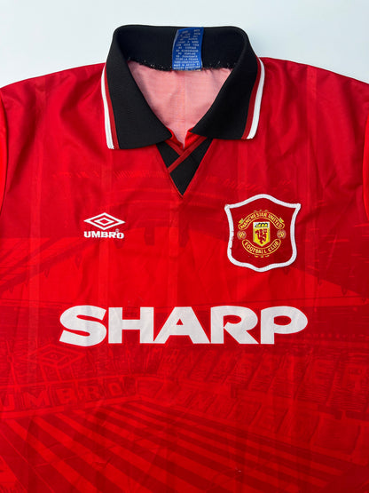 Jersey Manchester United Local 1994 1995 Éric Cantona (L)