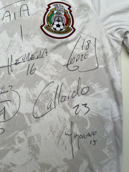 Jersey México Visita 2020 2021 Autografiado (M)