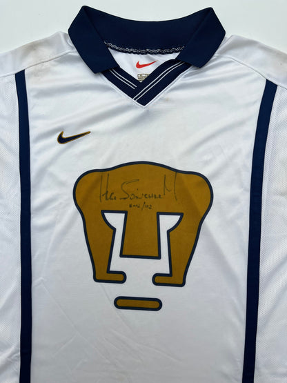 Jersey Pumas Visita 1999 2000 Autografiada por Hugo Sánchez (XL)