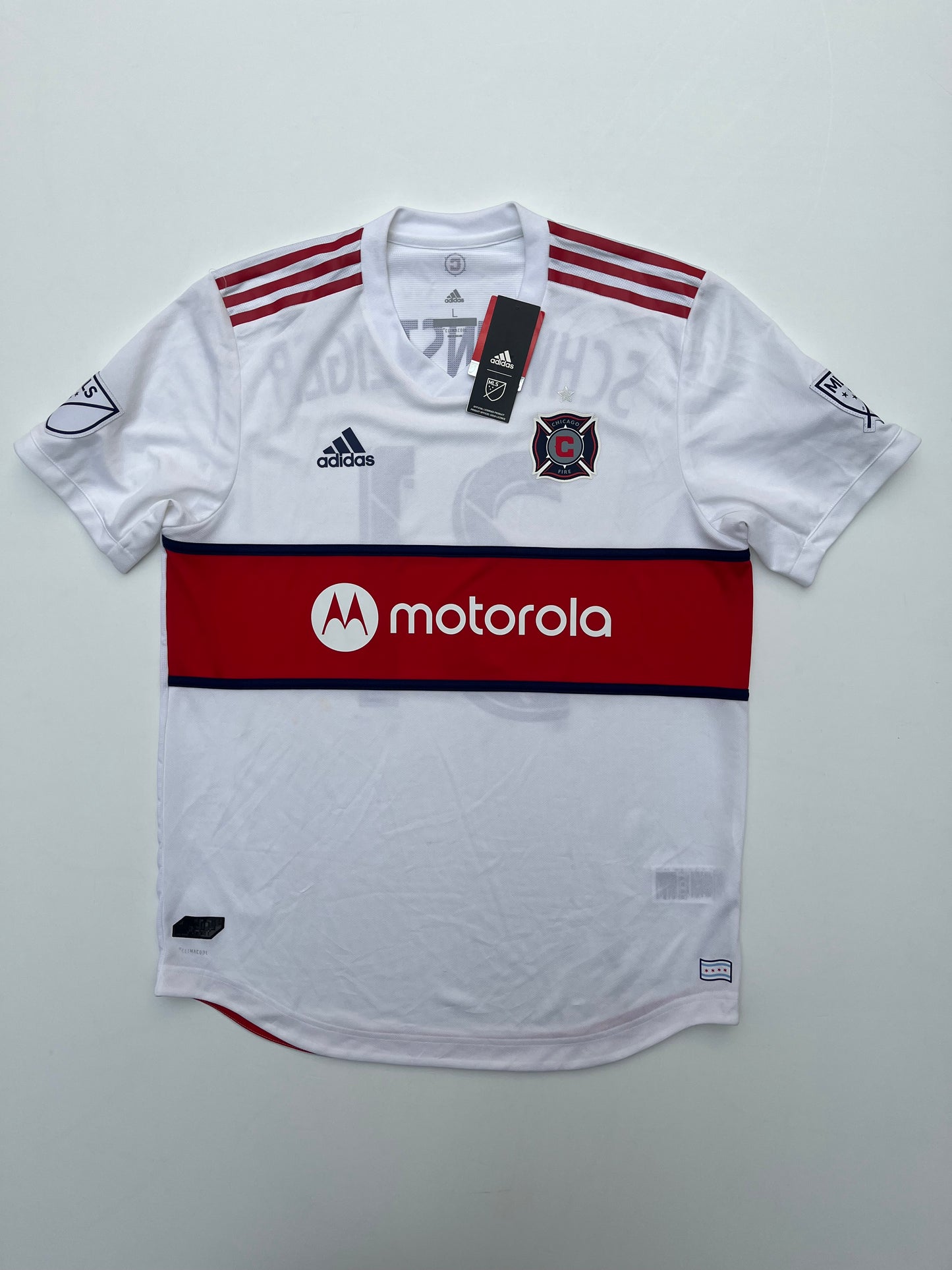 Jersey Chicago Fire Visita 2019 2020 Versión Jugador Bastian Schweinsteiger (L)