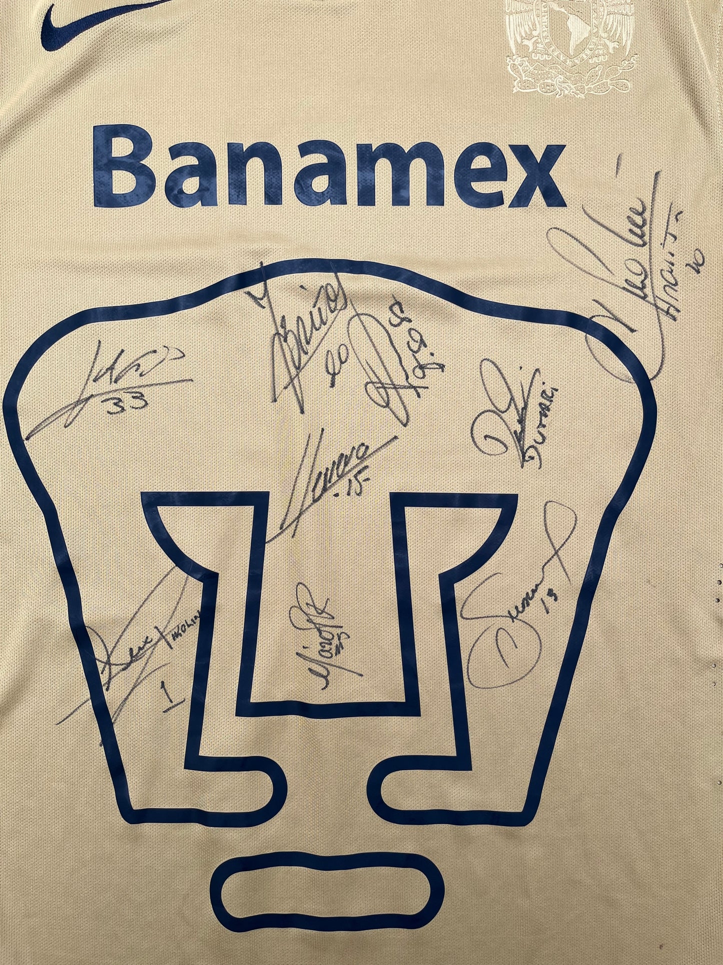 Jersey Pumas Local 2014 2015 Autografiado (L)