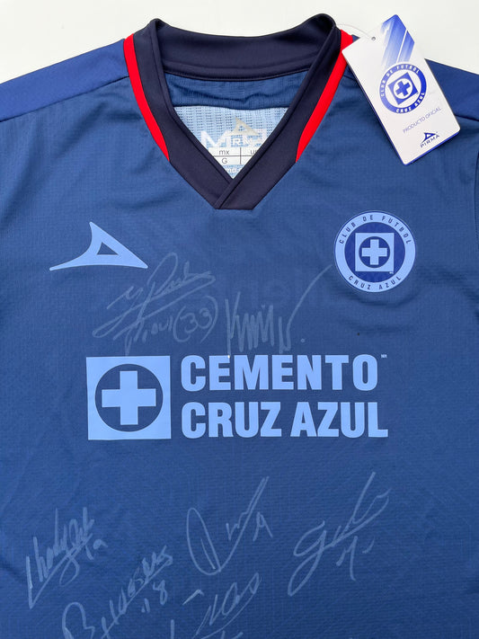 Jersey Cruz Azul Tercero 2023 2024 Autografiado (L)