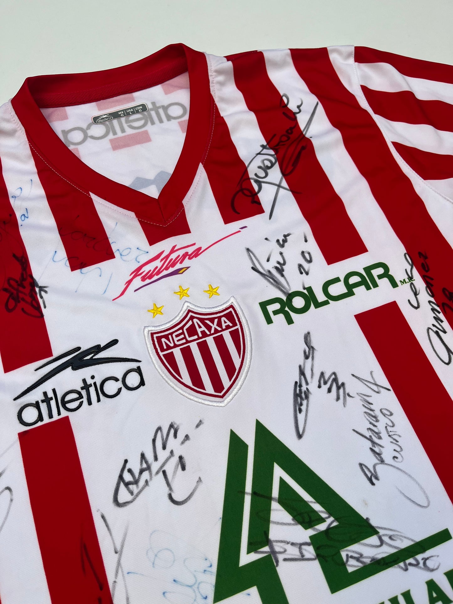 Jersey Necaxa Local 2011 2012 Autografiado (L)