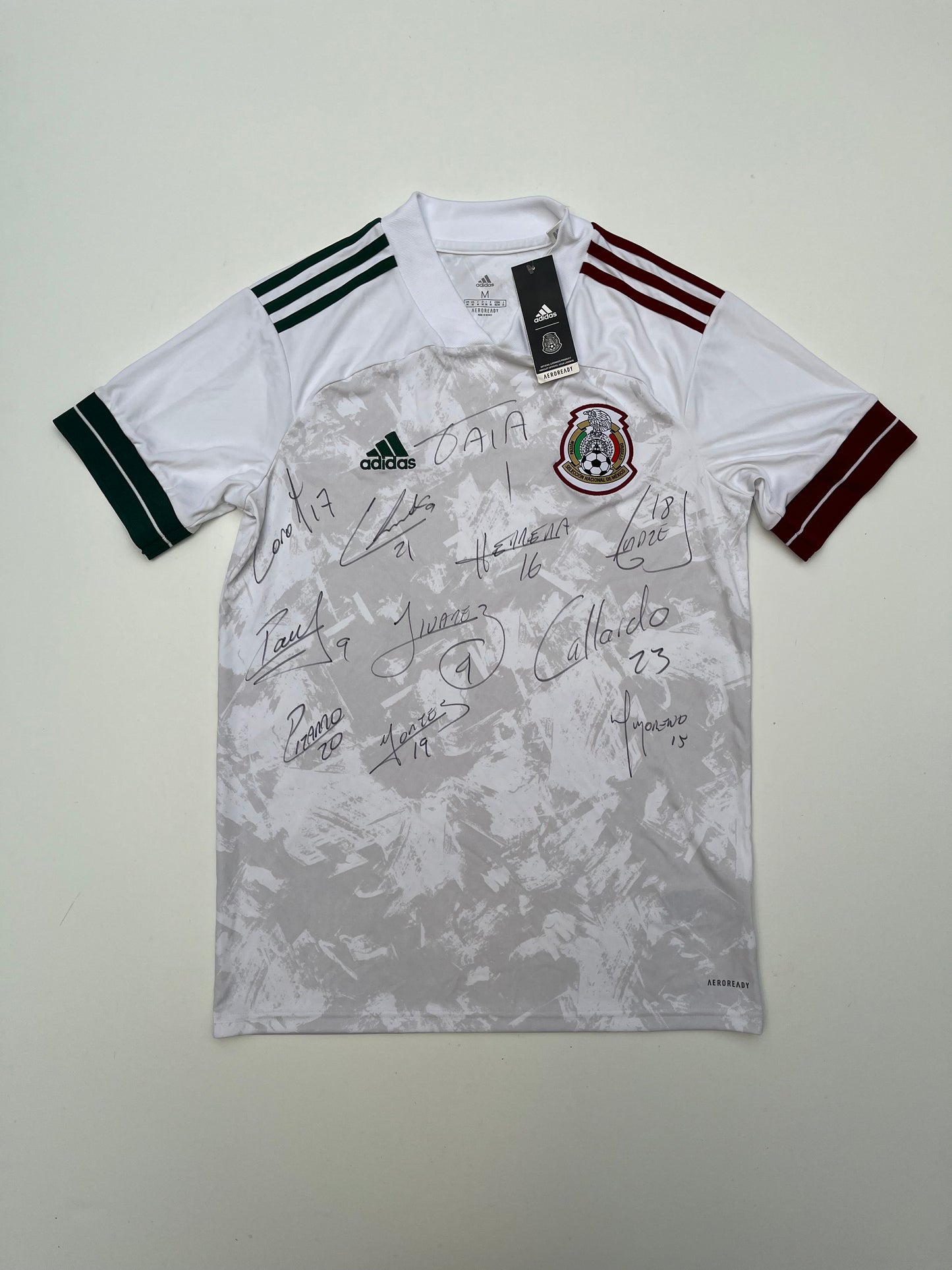 Jersey México Visita 2020 2021 Autografiado (M)