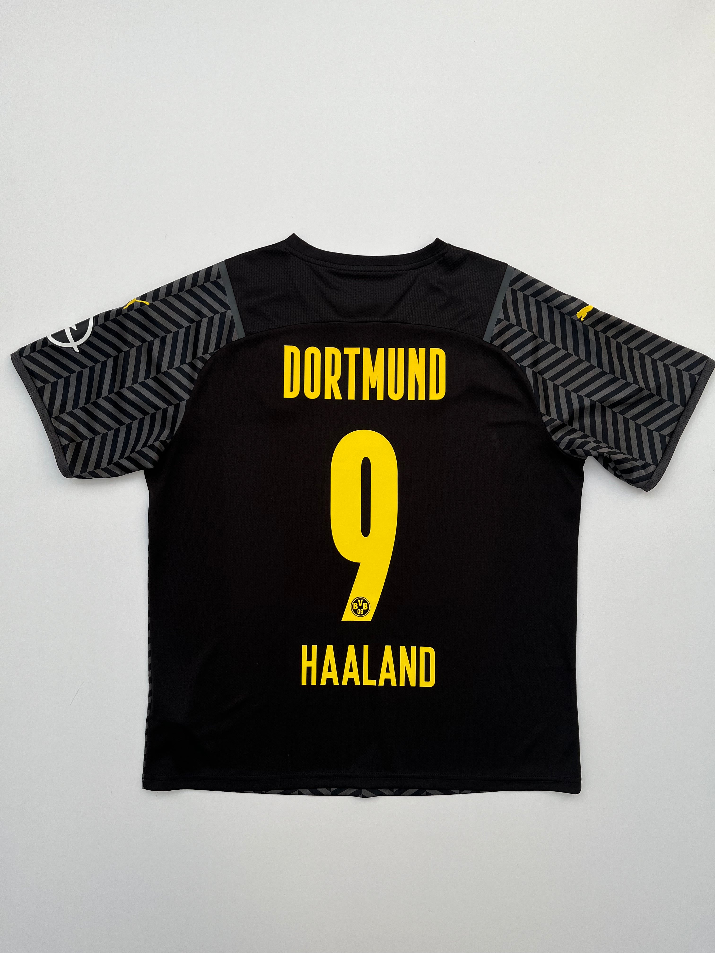 Jersey Borussia Dortmund Visita 2021 2022 Erling Haaland XL El jugador numero 12