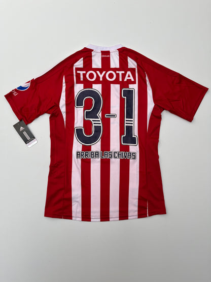 Jersey Chivas Local Conmemorativa Foliada 35/50 2011 2012 (S)