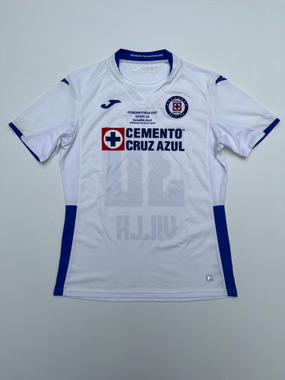 Jersey Cruz Azul Visita 2019 2020 Match Worn Emanuel Villa (L)