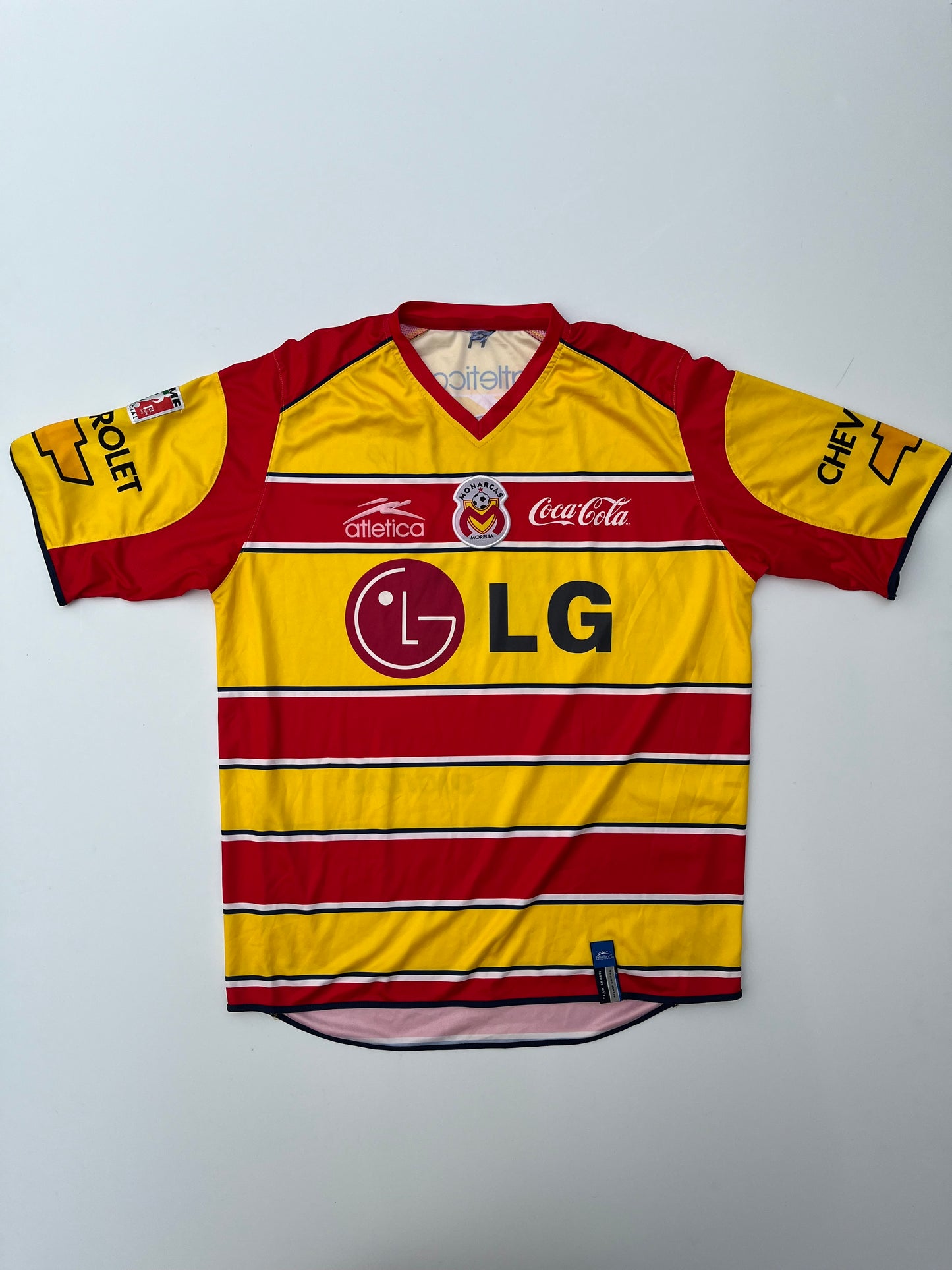 Jersey Monarcas Morelia Local 2003 2004 Match Worn Mariano Trujillo (L)