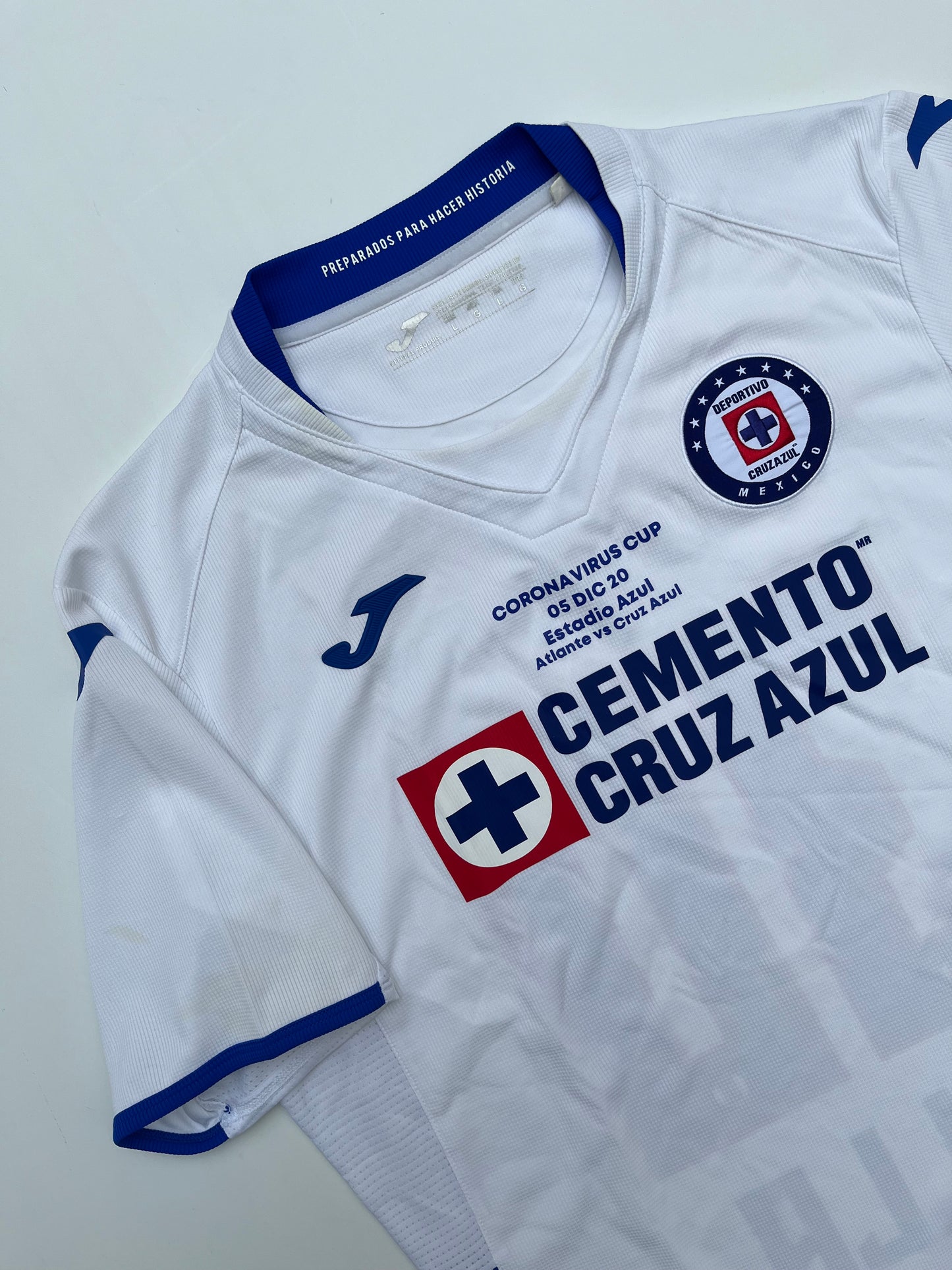 Jersey Cruz Azul Visita 2019 2020 Match Worn Emanuel Villa (L)