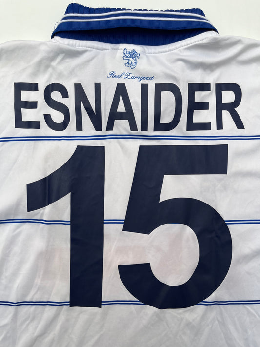 Jersey Real Zaragoza Local 1999 2000 Juan Eduardo Esnáider (L)