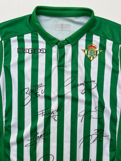 Jersey Betis Local 2019 2020 Versión Jugador Autografiada (L)