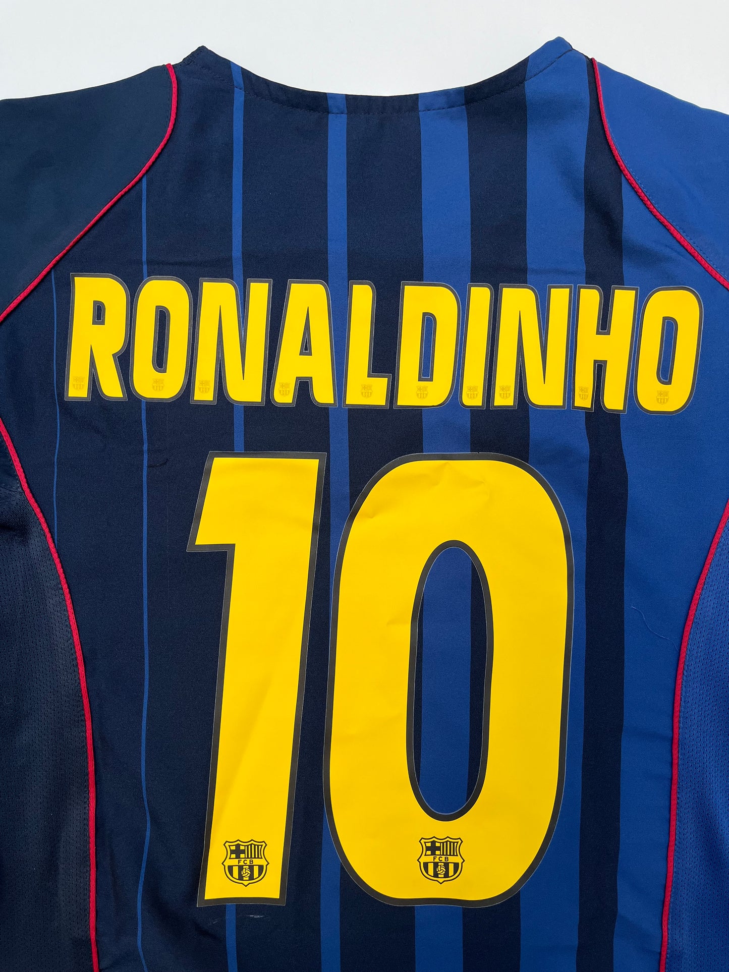 Jersey Barcelona Visita 2004 2005 Ronaldinho (M)