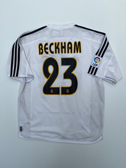 Jersey Real Madrid Local 2003 2004 David Beckham (L)