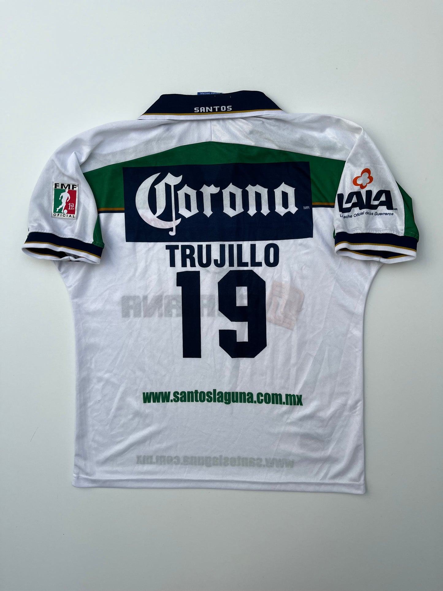 Jersey Santos Laguna Local 2000 2001 Match Worn Mariano Trujillo (L)