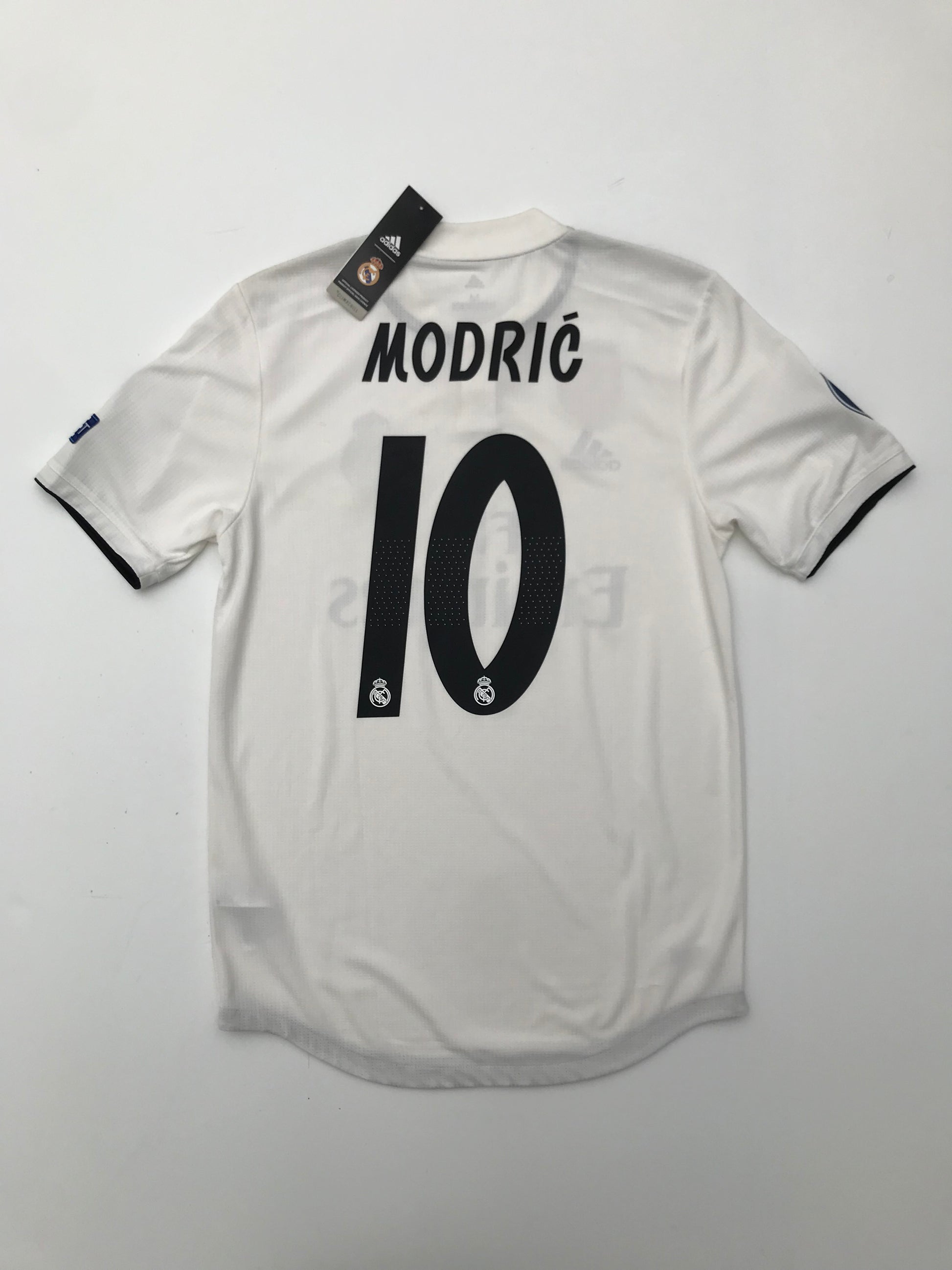 Modric Real Madrid 2018 2019 Home UEFA CLIMACHILL PLAYER ISSUE Jersey –  foreversoccerjerseys