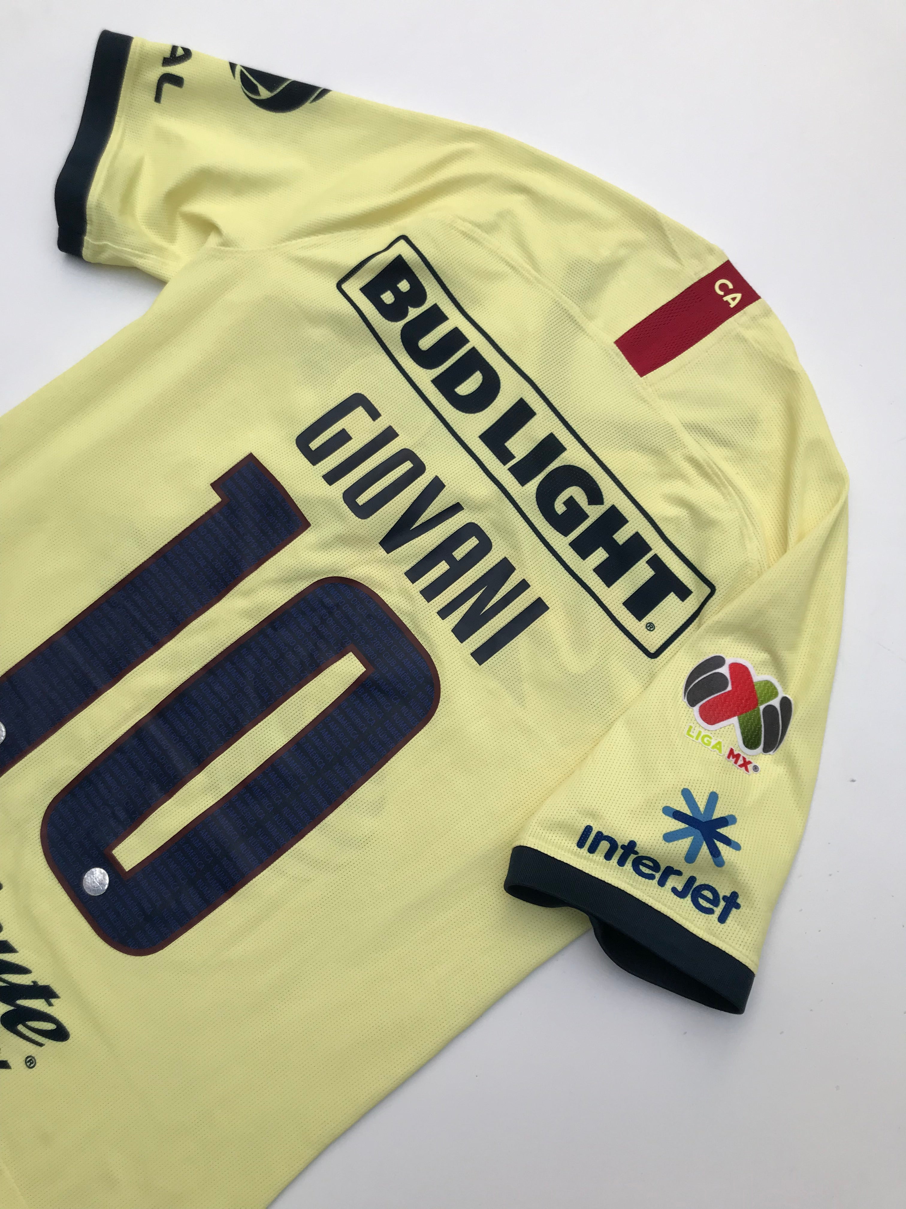 Club America Home Jersey 2019 2020 Giovani Dos Santos M El jugador numero 12