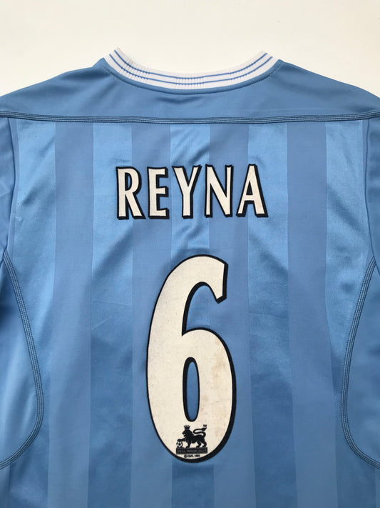 Manchester City Home Jersey 2003 2004 Claudio Reyna (S)